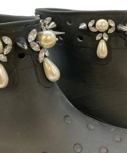 crocs（クロックス）crocs (クロックス) Simone Rocha (シモーネ ロシャ) クラッシュブーツ ブラック サイズ:SIZE8の古着・服飾アイテム