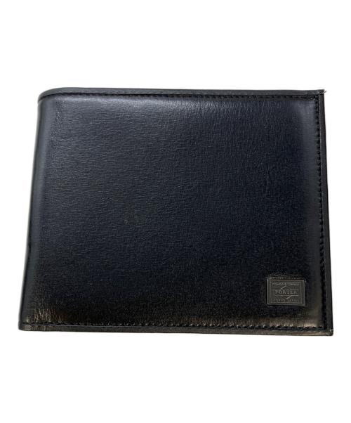 PORTER（ポーター）PORTER (ポーター) 2つ折り財布 ブラック サイズ:実寸サイズをご参照ください。の古着・服飾アイテム