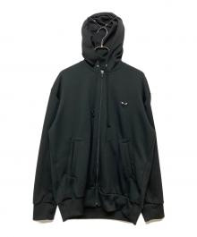 PLAY COMME des GARCONS（プレイコムデギャルソン）の古着「ジップパーカー　AX-T254」｜ブラック