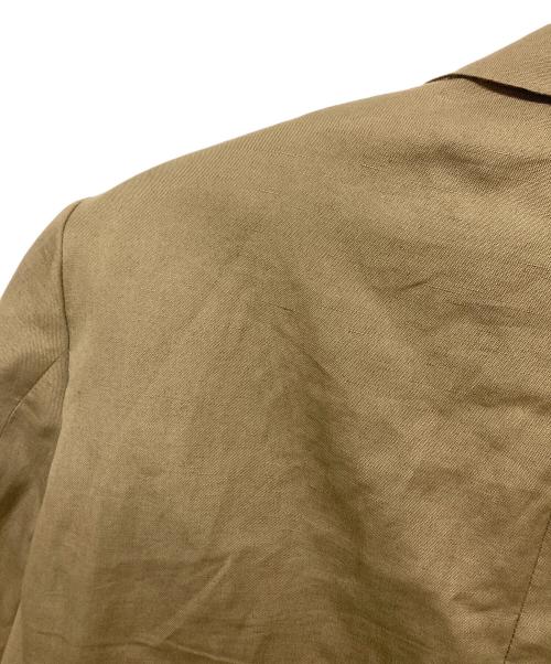 RALPH LAUREN Purple Label（ラルフ ローレン パープル レーベル）RALPH LAUREN Purple Label (ラルフ ローレン パープル レーベル) リネンブレンド2Bジャケット　798641253001 ベージュ サイズ:SIZE42Rの古着・服飾アイテム