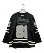 LASTMANラストマン）の古着「JERSEY GAME SHIRTS　251LM-CT03」｜ブラック