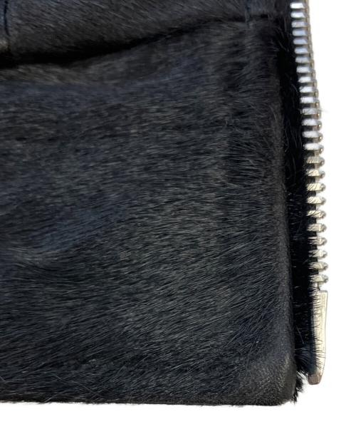 NO MAINTENANCE（ノーメンテナンス）NO MAINTENANCE (ノーメンテナンス) Aero Cow Fur Leather Jacket ブラック サイズ:SIZE Mの古着・服飾アイテム