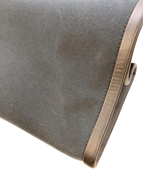 ZEGNA（ゼニア）ZEGNA (ゼニア) COTTON AND LEATHER TOTE BAG ネイビー サイズ:実寸参照の古着・服飾アイテム
