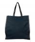ZEGNA (ゼニア) COTTON AND LEATHER TOTE BAG ネイビー サイズ:実寸参照：25000円