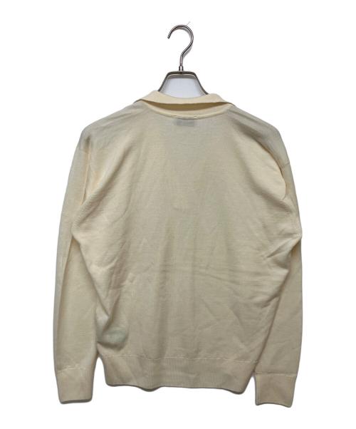 JOHN SMEDLEY（ジョンスメドレー）JOHN SMEDLEY (ジョンスメドレー) スキッパーニットポロシャツ　A4611 スノーホワイト サイズ:SIZE S 未使用品の古着・服飾アイテム