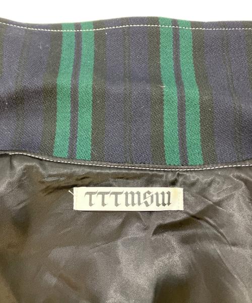 TTT MSW（ティー）TTT MSW (ティー) ウールジャケット　ttt-2017aw-top-001 ネイビー サイズ:SIZE Sの古着・服飾アイテム