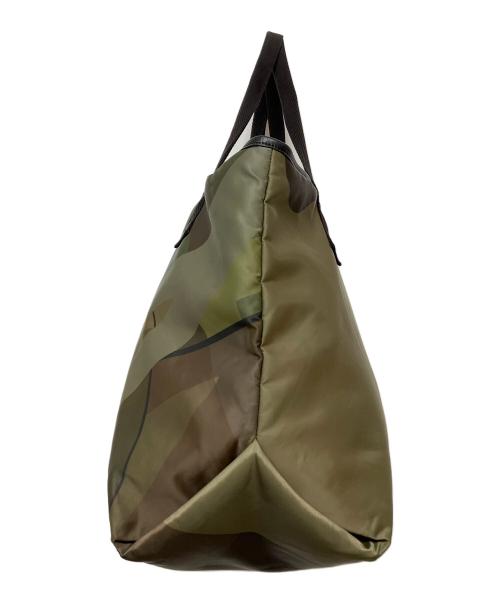 sacai（サカイ）sacai (サカイ) Large総柄トートバッグ　21-0254S カーキ サイズ:実寸参照の古着・服飾アイテム