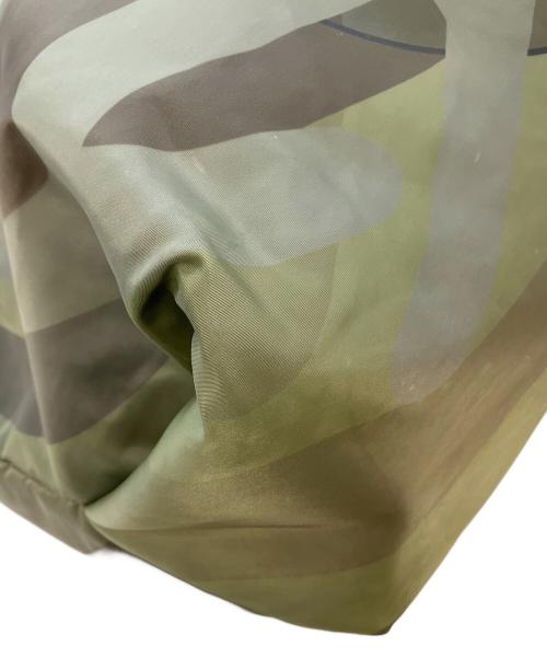 sacai（サカイ）sacai (サカイ) Large総柄トートバッグ　21-0254S カーキ サイズ:実寸参照の古着・服飾アイテム