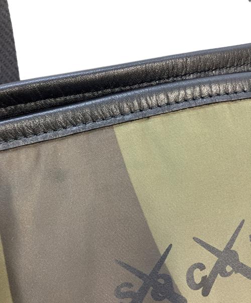 sacai（サカイ）sacai (サカイ) Large総柄トートバッグ　21-0254S カーキ サイズ:実寸参照の古着・服飾アイテム
