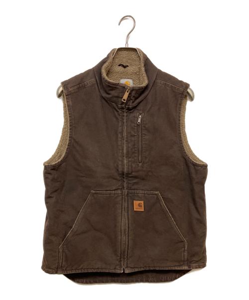 CarHartt（カーハート）CarHartt (カーハート) ダックベスト　V33 DKB ブラウン サイズ:SIZE Mの古着・服飾アイテム