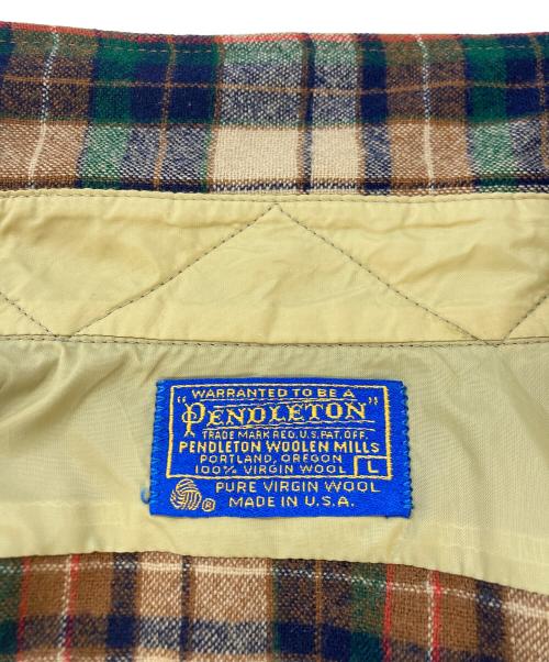 PENDLETON（ペンドルトン）PENDLETON (ペンドルトン) ウールシャツ ブラウン サイズ:SIZE Lの古着・服飾アイテム
