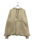 kota gushikenコウタグシケン）の古着「Sporty Moco Knit Anorak Pullover」｜ベージュ