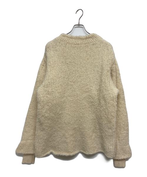 kota gushiken（コウタグシケン）kota gushiken (コウタグシケン) Sporty Moco Knit Anorak Pullover ベージュ サイズ:SIZE2の古着・服飾アイテム