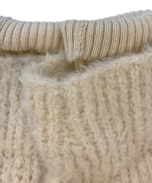 kota gushiken（コウタグシケン）kota gushiken (コウタグシケン) Sporty Moco Knit Anorak Pullover ベージュ サイズ:SIZE2の古着・服飾アイテム