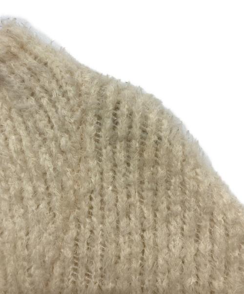 kota gushiken（コウタグシケン）kota gushiken (コウタグシケン) Sporty Moco Knit Anorak Pullover ベージュ サイズ:SIZE2の古着・服飾アイテム