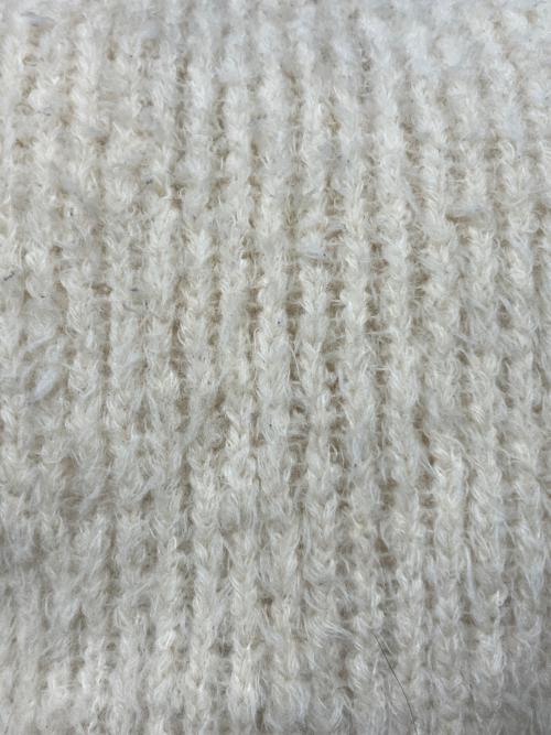 kota gushiken（コウタグシケン）kota gushiken (コウタグシケン) Sporty Moco Knit Anorak Pullover ベージュ サイズ:SIZE2の古着・服飾アイテム