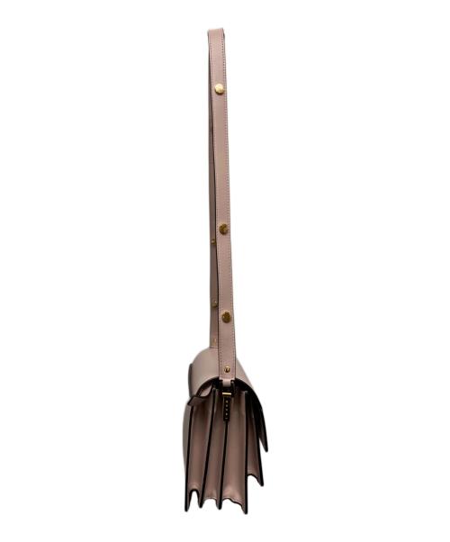 MARNI（マルニ）MARNI (マルニ) トランク ミディアム ショルダー クロスバッグ SBMPN09NO1 ピンク サイズ:実寸参照の古着・服飾アイテム