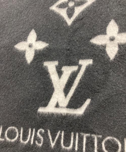 LOUIS VUITTON（ルイ ヴィトン）LOUIS VUITTON (ルイ ヴィトン) マフラー・レイキャビック　M71040 ノワール サイズ:実寸参照の古着・服飾アイテム
