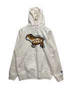 HUMAN MADEヒューマンメイド）の古着「Exclusive Animal Hoodie  HM30CS064」｜アイボリー