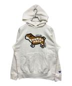 HUMAN MADEヒューマンメイド）の古着「Exclusive Animal Hoodie HM30CS064」｜アイボリー