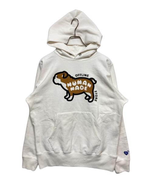HUMAN MADE（ヒューマンメイド）HUMAN MADE (ヒューマンメイド) Exclusive Animal Hoodie HM30CS064 アイボリー サイズ:SIZE Lの古着・服飾アイテム
