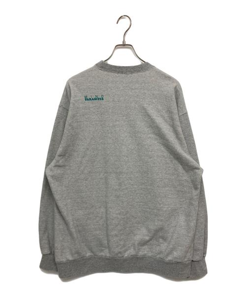 UNDERCOVER（アンダーカバー）UNDERCOVER (アンダーカバー) グラフィックプリント ジップポケット クルーネック スウェットシャツ UP1F4809 グレー サイズ:SIZE3の古着・服飾アイテム