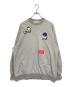 UNDERCOVER（アンダーカバー）の古着「グラフィックプリント ジップポケット クルーネック スウェットシャツ UP1F4809」｜グレー