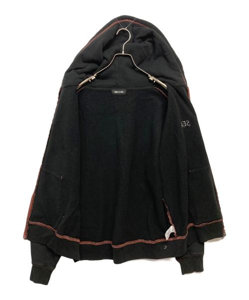 WIND AND SEA（ウィンダンシー）WIND AND SEA (ウィンダンシー) 「ZOZO限定」SULFUR DYEING LOGO ZIP SWEATSHIRT　WDS-O-SDB-26-Q2-CS-05 ブラック サイズ:SIZE Lの古着・服飾アイテム
