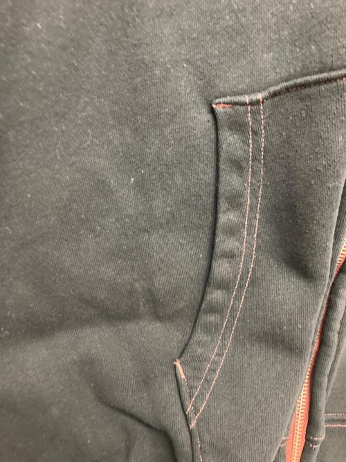 WIND AND SEA（ウィンダンシー）WIND AND SEA (ウィンダンシー) 「ZOZO限定」SULFUR DYEING LOGO ZIP SWEATSHIRT　WDS-O-SDB-26-Q2-CS-05 ブラック サイズ:SIZE Lの古着・服飾アイテム