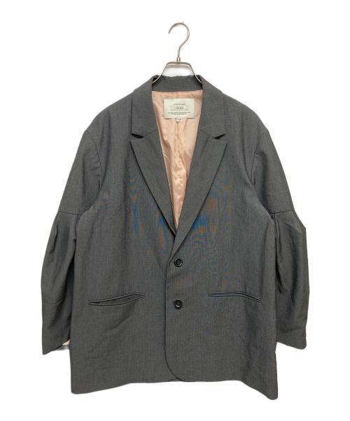 Ameri（アメリ）Ameri (アメリ) DIMENSIONAL SLEEVE JACKET　0125106250190 グレー サイズ:SIZE Mの古着・服飾アイテム