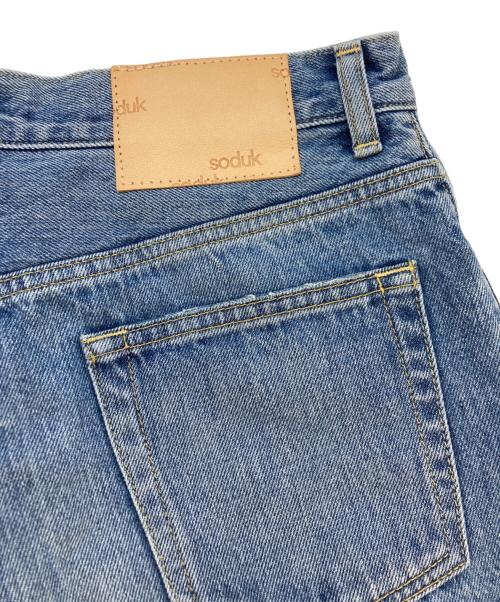 soduk（スドーク）soduk (スドーク) love books denim trousers 0425010804 インディゴ サイズ:Mの古着・服飾アイテム