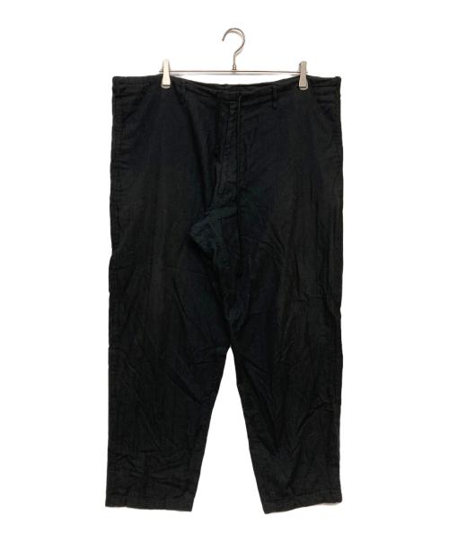 Y's for men（ワイズフォーメン）Y's for men (ワイズフォーメン) サイドラインオーバーパンツ　MD-P07-923 ブラック サイズ:SIZE3の古着・服飾アイテム