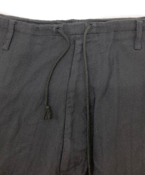 Y's for men（ワイズフォーメン）Y's for men (ワイズフォーメン) サイドラインオーバーパンツ　MD-P07-923 ブラック サイズ:SIZE3の古着・服飾アイテム