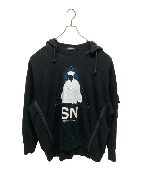 UNDERCOVER（アンダーカバー）UNDERCOVER (アンダーカバー) 22SS Graphic Print Hoodie UC1B4808-3 ブラック サイズ:SIZE5の古着・服飾アイテム