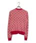 GUCCI (グッチ) ニットカーディガン 629452 XKBHQ ピンク サイズ:SIZE S：45000円