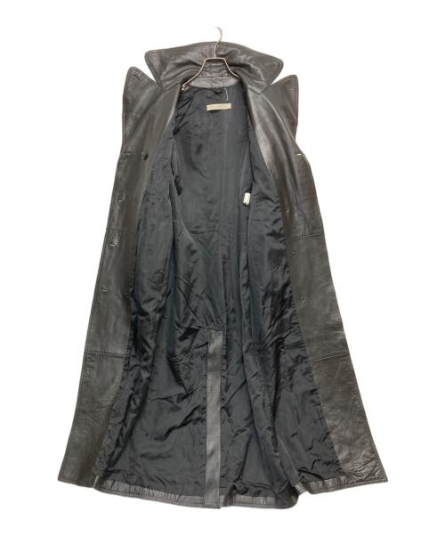 RUFFO RESEARCH（ルッフォリサーチ）RUFFO RESEARCH (ルッフォリサーチ) レザートレンチコート ブラック サイズ:不明の古着・服飾アイテム