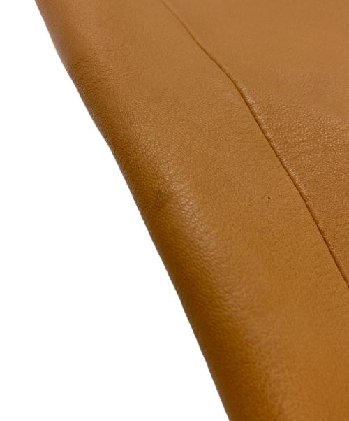 Aquascutum（アクアスキュータム）Aquascutum (アクアスキュータム) レザートレンチコート ベージュ サイズ:実寸参照の古着・服飾アイテム