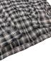 中古・古着 DAIRIKU (ダイリク) Ribbon Tie Check Shirt Black 23AW S-6 グレー サイズ:S 未使用品：18000円