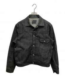 sacai×BEYONDEXX（サカイ×ビヨンデックス）の古着「Denim Blouson 22-02716M」｜ブラック