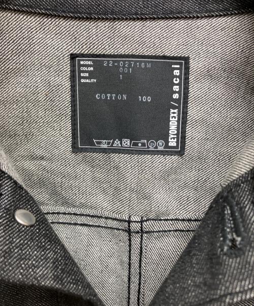 sacai（サカイ）sacai (サカイ) BEYONDEXX (ビヨンデックス) Denim Blouson 22-02716M ブラック サイズ:SIZE1の古着・服飾アイテム
