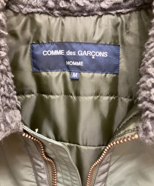 COMME des GARCONS HOMME（コムデギャルソン オム）COMME des GARCONS HOMME (コムデギャルソン オム) NYLON TWILL MIX MILTARY JK HJ-J017 カーキ サイズ:Mの古着・服飾アイテム