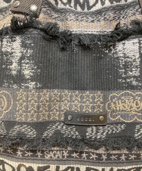 sacai（サカイ）sacai (サカイ) eric haze (エリック・ヘイズ) トートバッグ 23-0471S ブラック・グレー サイズ:実寸参照の古着・服飾アイテム