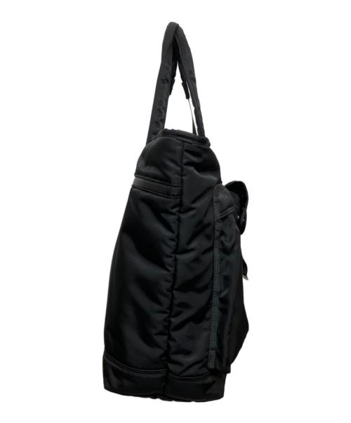 PORTER（ポーター）PORTER (ポーター) sacai (サカイ) トートバッグ 24-0882S ブラック サイズ:実寸参照の古着・服飾アイテム