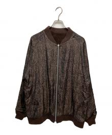Needles（ニードルズ）の古着「Reversible Rib Collar Jacket HM119」｜ブラウン