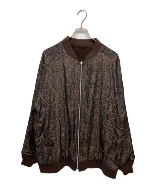 Needles（ニードルズ）Needles (ニードルズ) Reversible Rib Collar Jacket HM119 ブラウン サイズ:Mの古着・服飾アイテム