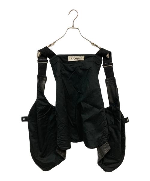 POLYPLOID（ポリプロイド）POLYPLOID (ポリプロイド) BAG VEST TYPE B　B-4-001-023 ブラック サイズ:SIZE Freeの古着・服飾アイテム