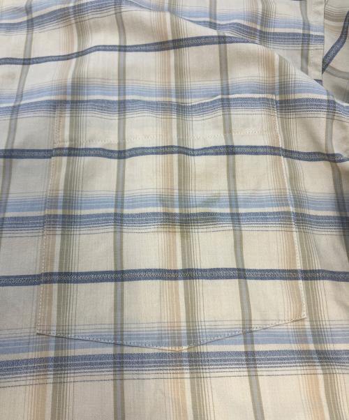 AURALEE（オーラリー）AURALEE (オーラリー) SUPER LIGHT WOOL CHECK SHIRT A24SS01LC ベージュ サイズ:SIZE5の古着・服飾アイテム