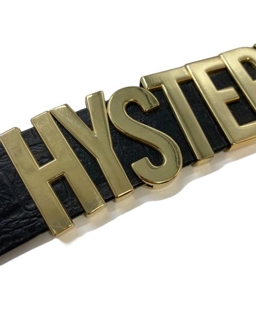 Hysteric Glamour（ヒステリックグラマー）Hysteric Glamour (ヒステリックグラマー) ベルト ブラック×ゴールド サイズ:実寸参照の古着・服飾アイテム