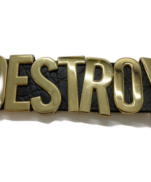 Hysteric Glamour（ヒステリックグラマー）Hysteric Glamour (ヒステリックグラマー) ベルト ブラック×ゴールド サイズ:実寸参照の古着・服飾アイテム