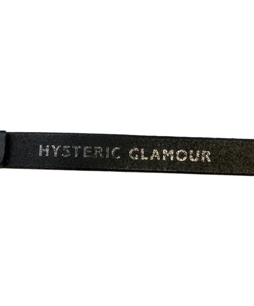 Hysteric Glamour（ヒステリックグラマー）Hysteric Glamour (ヒステリックグラマー) スタッズナローベルト ブラック サイズ:実寸参照の古着・服飾アイテム